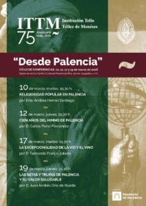 Cartel del ciclo de conferencias de la Institución Tello Téllez de Meneses