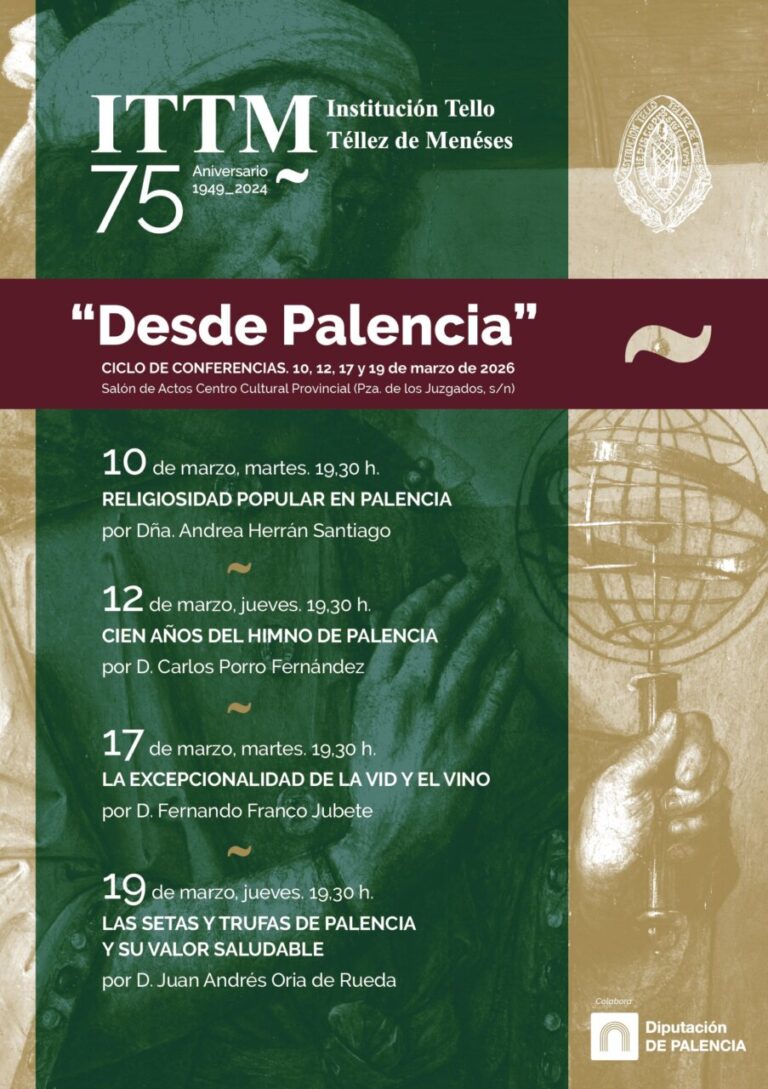 Cartel del ciclo de conferencias de la Institución Tello Téllez de Meneses
