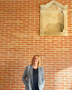 Laura García en la Feria de la Matanza de Villada