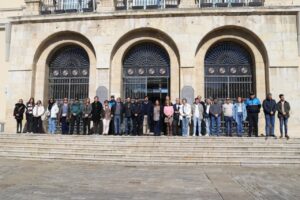 Concentración en la Plaza Mayor de Palencia por víctimas de violencia machista