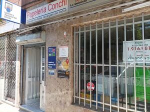 Exterior de la Papelería Conchii en San Juanillo, Palencia