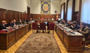 Reunión del Pleno de la Diputación de Palencia este jueves 26 de marzo.