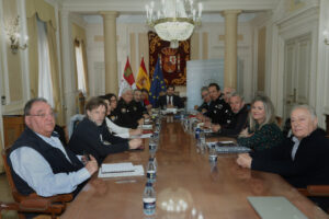Reunión de coordinación de seguridad para Semana Santa en Palencia