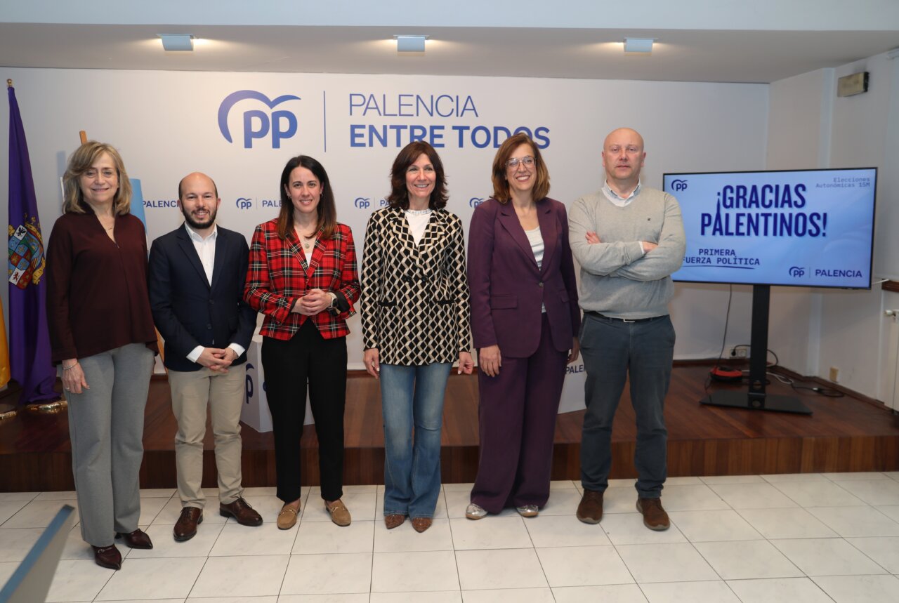 Miembros del Partido Popular de Palencia tras las elecciones autonómicas