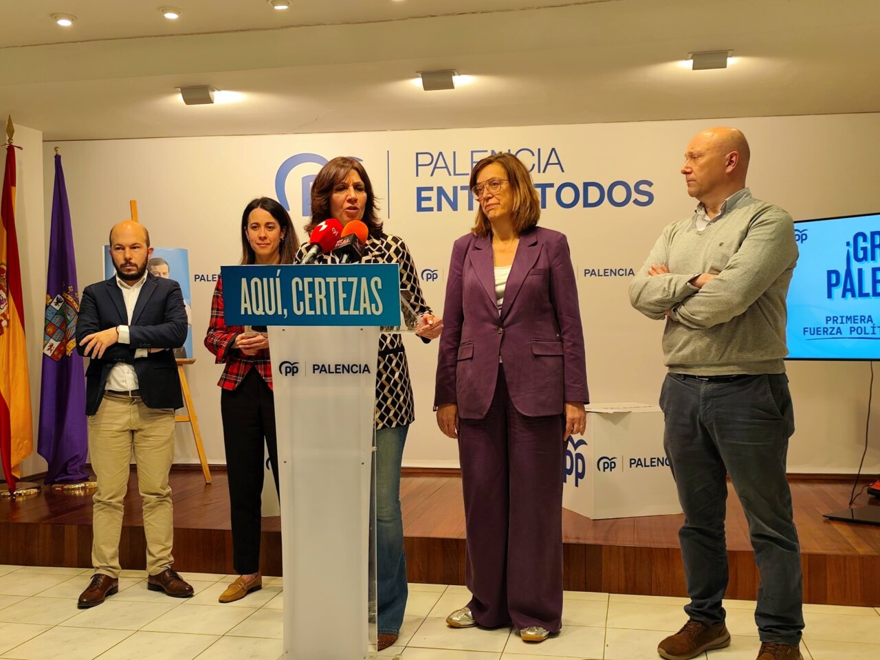 Reunión del Partido Popular en Palencia tras elecciones autonómicas