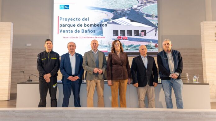 Presentación del proyecto del parque de bomberos en Venta de Baños