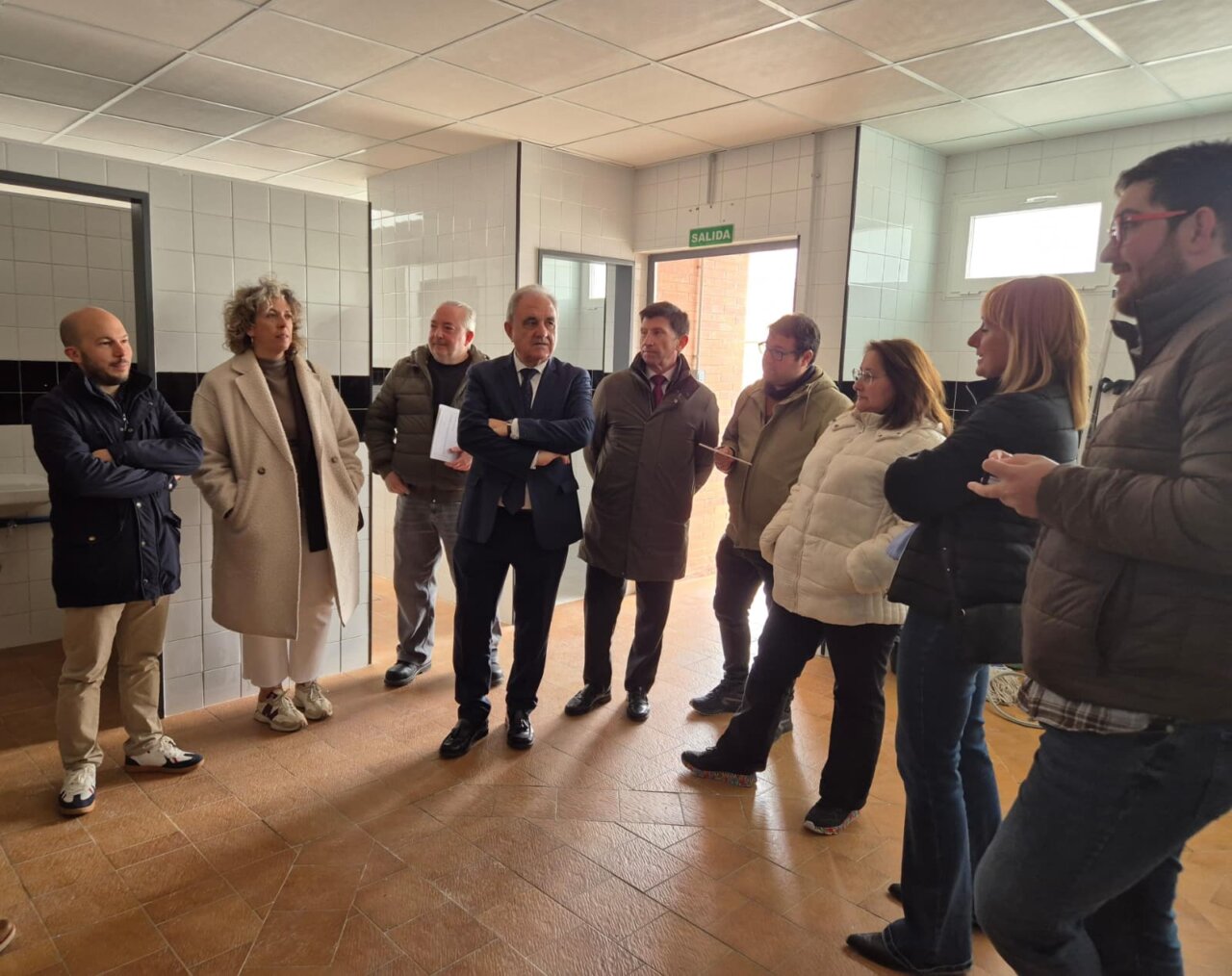 Visita al programa mixto de formación y empleo en Villamuriel de Cerrato