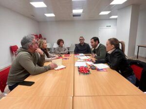 Reunión del PSOE de Palencia sobre industria y transporte