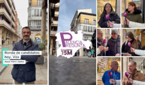 David Hierro Santos en la ronda de candidatos en Palencia