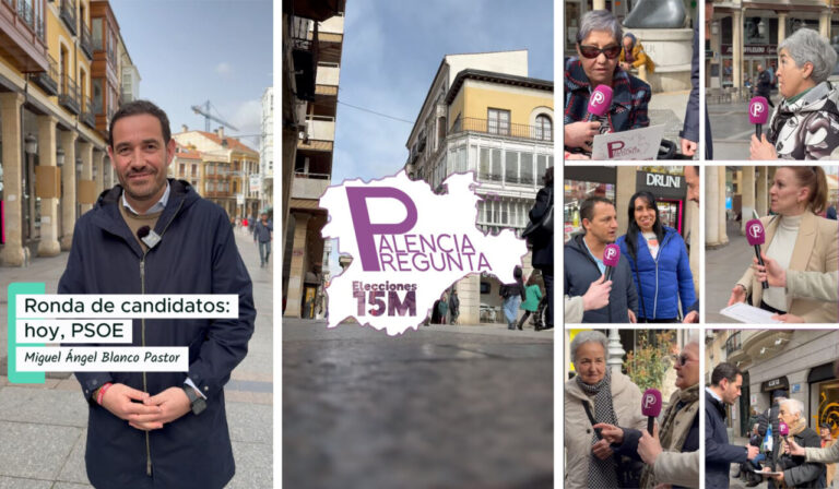 Miguel Ángel Blanco Pastor en la ronda de candidatos en Palencia