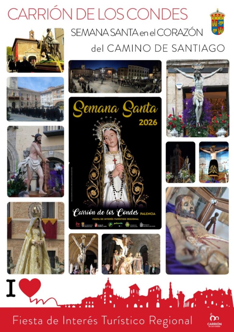 Cartel de la Semana Santa 2026 en Carrión de los Condes