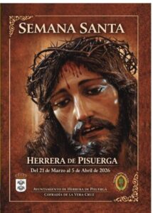 Cartel de la Semana Santa en Herrera de Pisuerga con detalles del programa