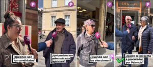 Entrevista a ciudadanos sobre elecciones en Palencia