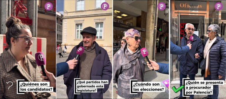 Entrevista a ciudadanos sobre elecciones en Palencia