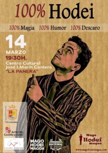 Cartel del espectáculo 100% Hodei en Villaviudas