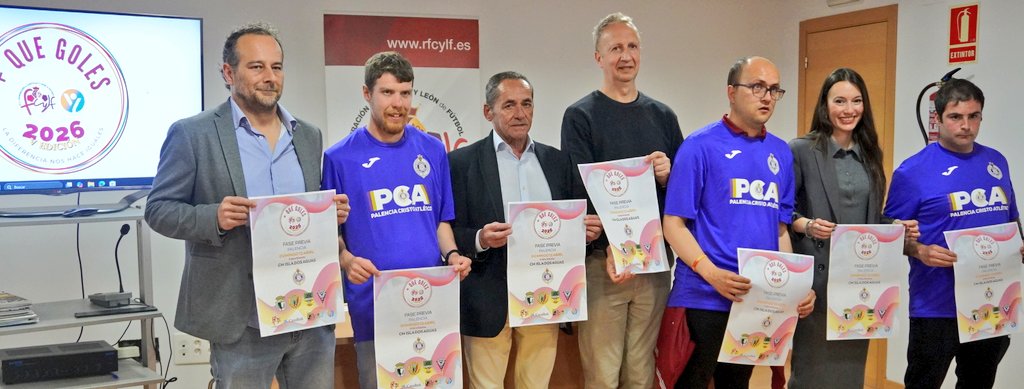 Presentación de la quinta edición del torneo inclusivo + Que Goles en Palencia.