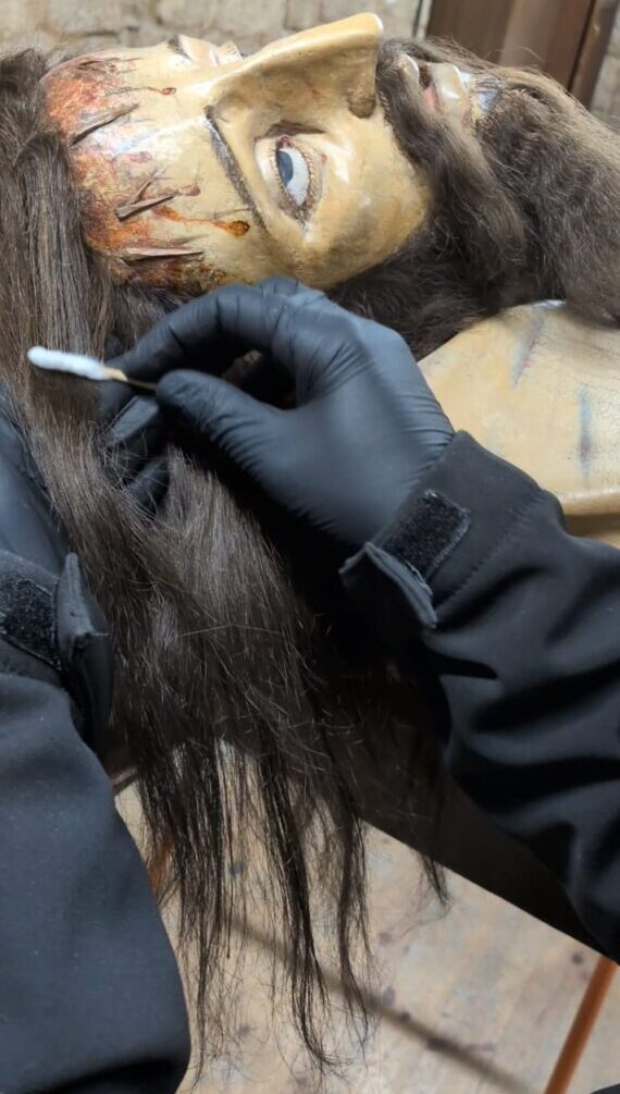 Restauración de la talla del Santísimo Cristo de la Misericordia