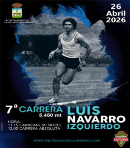 Cartel de la 7ª Carrera Luis Navarro Izquierdo en Ampudia
