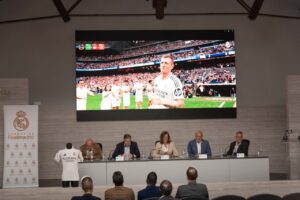 Presentación de los Campus Experience de la Fundación Real Madrid en Palencia.