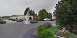 Entrada del Centro de Formación Profesional en Viñalta, Palencia.