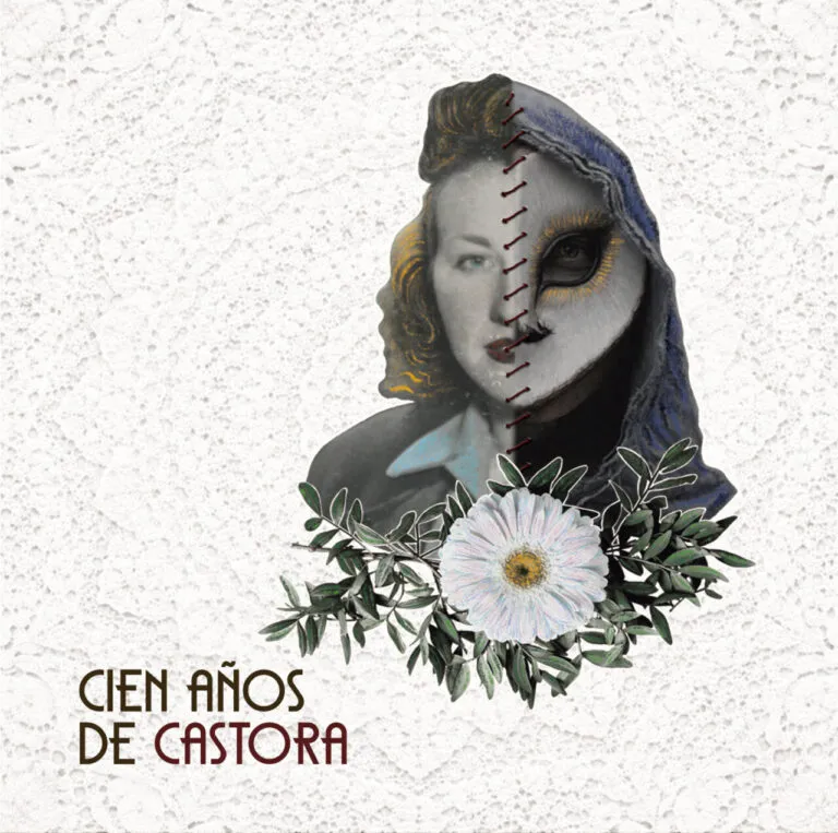 Portada del álbum Cien años de Castora con un diseño artístico