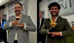 Ganadores del Concurso de Coctelería de Castilla y León mostrando sus cócteles.