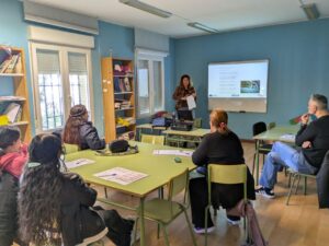 Clase de formación para asistentes personales en Carrión de los Condes