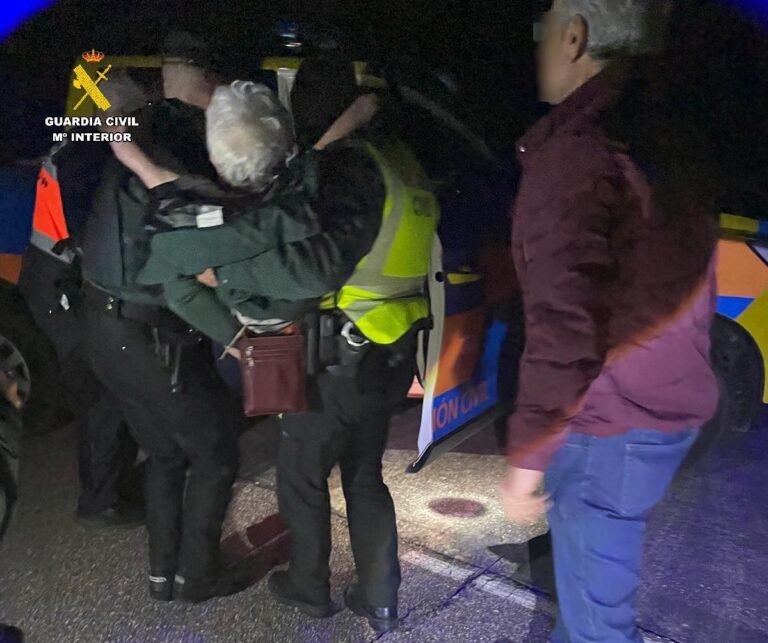 La Guardia Civil rescata a una mujer desaparecida en Perales