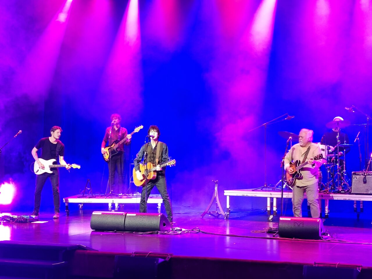 Actuación musical en la gala de los Premios Fundos en Palencia.