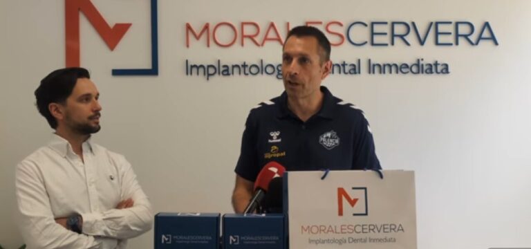 Rueda de prensa en la clínica Dental Morales Cervera sobre la recuperación de Kunkel.