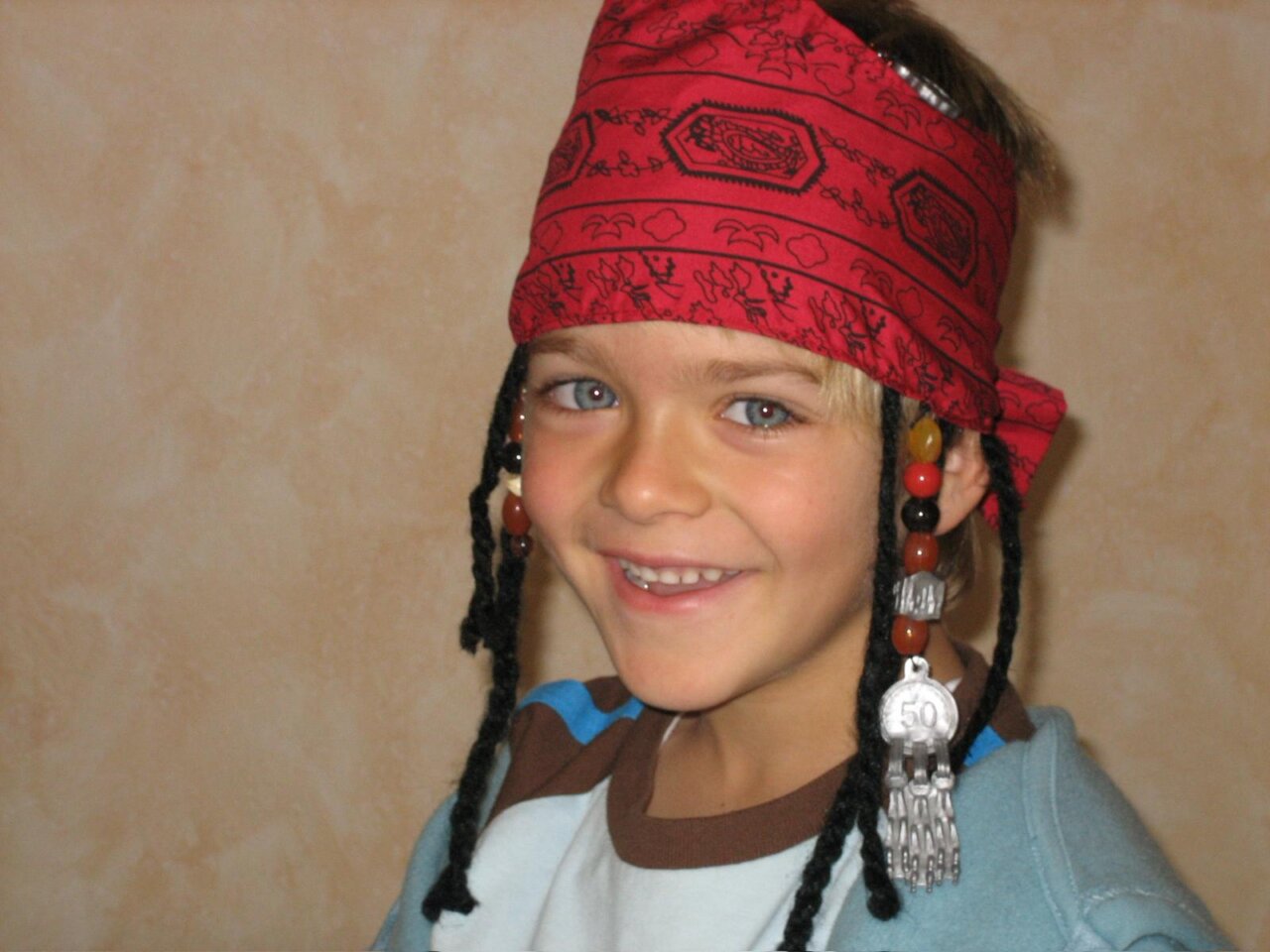 Jon Lukas de pequeño.