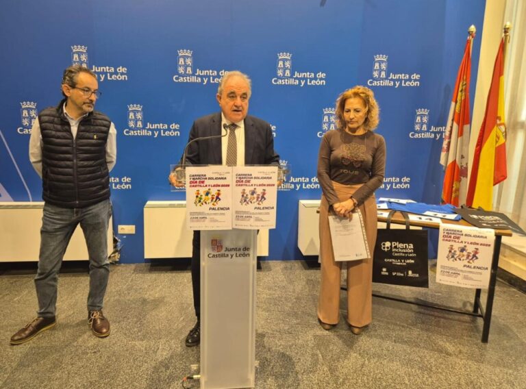 Presentación del Día de Castilla y León 2026 en Palencia con música y deporte.