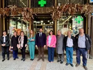 Grupo de personas en la presentación de la receta electrónica de MUFACE en Palencia