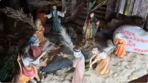 Diorama de la Pasión de Cristo en la iglesia de Santa María de Paredes de Nava