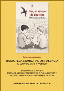 Portada del libro Juan, un vencejo de alas rotas de Albino Aláez Urdiales