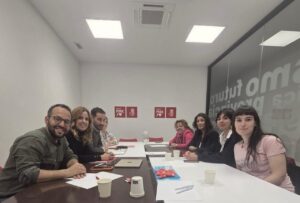 Reunión del PSOE en Palencia para discutir ley contra la violencia machista