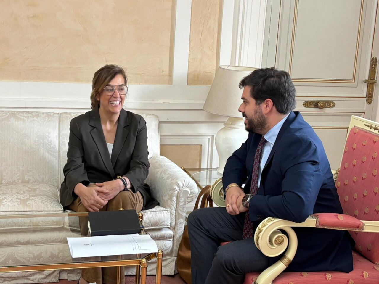 Reunión entre representantes del Gobierno y la Diputación de Palencia