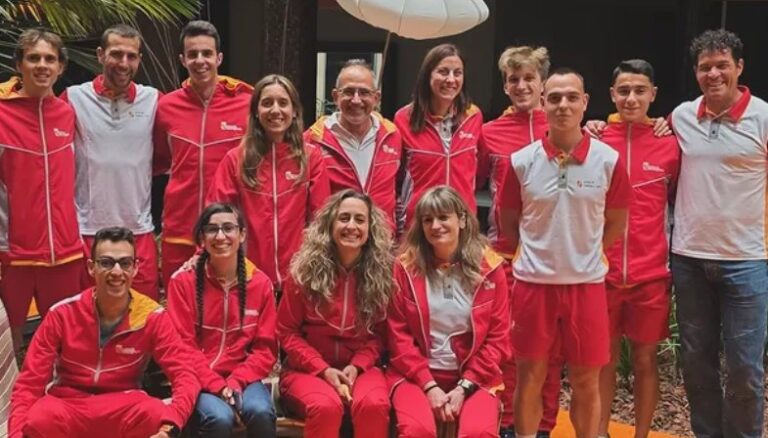 Equipo de atletas de Castilla y León en el Campeonato de España de Trail Running