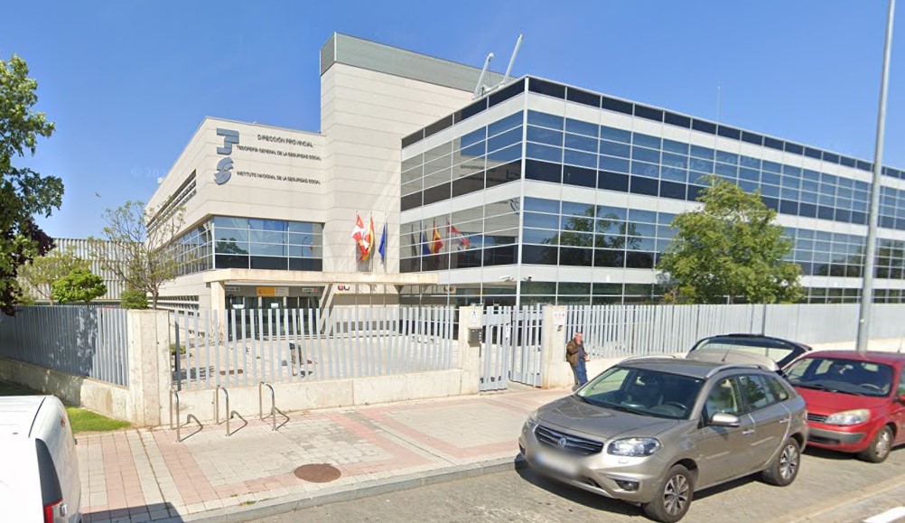 Edificio de la sede de la Seguridad Social en Palencia