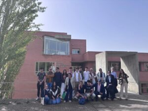 Grupo de estudiantes en el Centro de Investigación del Cáncer en Salamanca