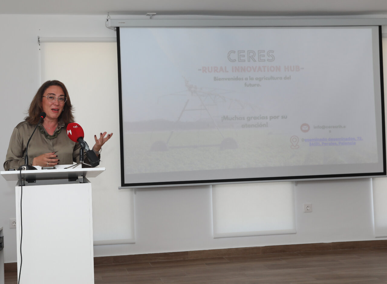 Presentación de CERES Rural Innovation Hub en Perales, Castilla y León.