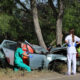 Intervención de emergencia en accidente de tráfico en Palencia