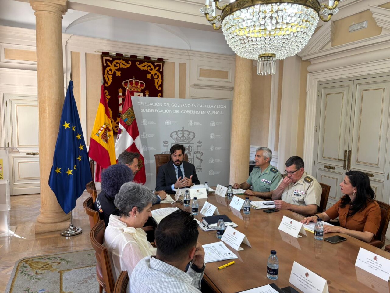Reunión de la Comisión de Asistencia al subdelegado en Palencia