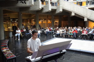 Concierto "Una mañana en el Museo", de la Escuela de Música Ortega en el Museo de Palencia