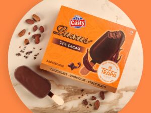 Helado Luxus 74% Cacao de Trapa con envoltura de chocolate
