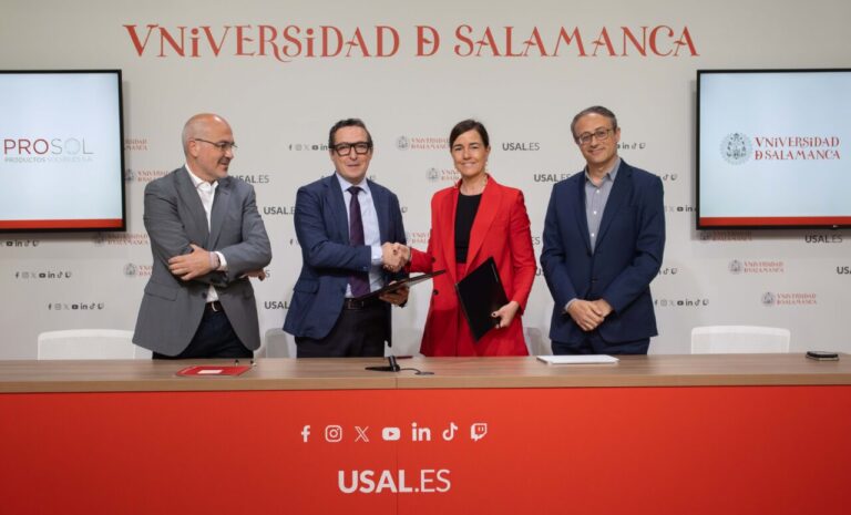 Firma de acuerdo entre Prosol y la Universidad de Salamanca