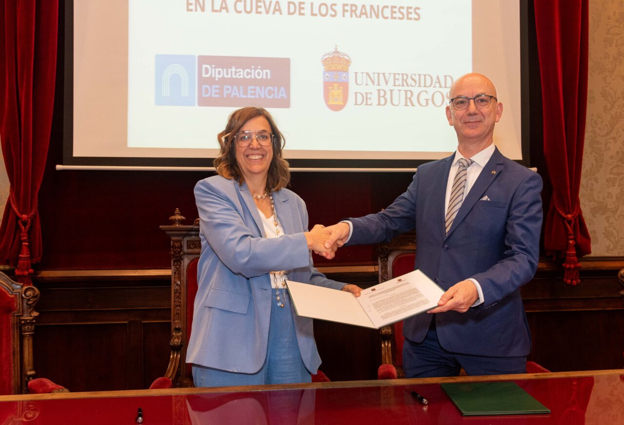 Firma de convenio entre la Diputación de Palencia y la Universidad de Burgos