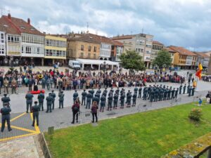 Acto conmemorativo del 182 aniversario de la Guardia Civil en Aguilar de Campoo