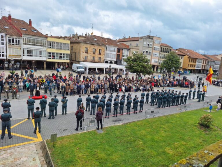 Acto conmemorativo del 182 aniversario de la Guardia Civil en Aguilar de Campoo