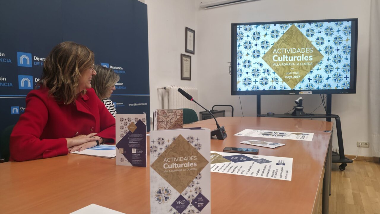 Presentación de actividades culturales en Villa Romana La Olmeda